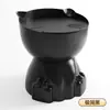 Mesa Auxiliar Pequeña Creativa Estilo Crema para Sofá y Mesita de Noche, Estante de Almacenamiento para el Hogar, Mesa Mini para Balcón, Mesita de Noche para Dormitorio, Mesa de Café