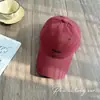 Gorra de Béisbol Bordada con Letras Lavable para Hombres y Mujeres, Gorra de Ala Suave, Estilo Coreano Ins para Primavera y Verano, Sombrero de Protección Solar