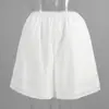 Shorts de Renda Patchwork Transfronteiriço Estilo Europeu e Americano Férias de Verão 2026 Shorts de Renda Brancos Puros com Cintura Elástica