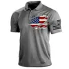 Camisa POLO de Golf transfronteriza impresión 3D POLO estación independiente de Amazon venta caliente popular cultura casual POLO