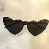 Nuevas Gafas de Sol Infantiles Love Mismo Estilo Famosas de Internet Gafas de Sol con Forma de Corazón de Melocotón Gafas de Sol Pequeñas para Hombres y Bebés Protección Solar y Gafas de Sol para Viaje
