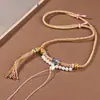Cuerda de collar colgante de Xizang Wenwan thangka zachilam cadena de suéter miles de millas collar tejido a mano de Xizang