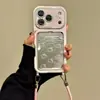 Lindo Soporte para Tarjetas de Gato Kt Adecuado para Funda de Teléfono Apple 17 Pro Max iPhone 16 Portátil 13 Espejo 14 Dibujos Animados 15
