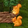 Micropaisaje de musgo, muñeco de ardilla adorable y creativo, para jardinería, paisajismo, bricolaje, decoraciones, accesorios, miniadornos.