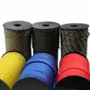 Regulamentos Militares de Paracord 9 Nove Fios 100 m Corda de Guarda-chuva Corda de Amarração para Acampamento ao Ar Livre Corda Trançada para Pulseira Metro de Pé Sem Junta