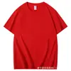 Camiseta de Algodón Puro Cuello Redondo Ropa de Trabajo de Comercio Exterior Transfronterizo con Logo Bordado Estampado Corte Holgado Hombro Caído Manga Corta Camisa Publicitaria Venta al por Mayor