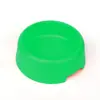 Tigela pequena redonda para pet, tigela para cachorro, tigela para gato, suprimentos universais para animais de estimação, tigela única de plástico para água potável para gatos e cães