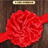 Corta el listón bola de flor roja grande entrega de coche nuevo Boda Seda flor roja grande hortensia pequeña gasa roja set ceremonia de apertura