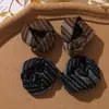 Flores de Tela Artísticas de Línea Retro Estilo Coreano para Otoño e Invierno, Ligas para el Cabello DIY, Accesorios para el Cabello, Broches, Zapatos de Mujer, Sombreros, Accesorios de Ropa