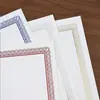 [20 Hojas/Paquete] Páginas Interiores para Certificado de Honor A4 Páginas Interiores con Estampado en Caliente Páginas Interiores en Blanco Páginas Interiores de Papel Especial Perlado de Alta Gama