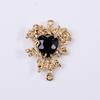 Material de aleación coreano incrustado amor cristal diamante hebilla accesorios diy ropa zapatos bolsa colgante accesorios