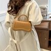 Bolso de Mujer 2026 Invierno Nuevo Estilo Bolso Cruzado Texturizado de Moda para Viajar Bolso de Mano Sencillo Bolso Cuadrado Pequeño de un Solo Hombro