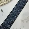 Renda Brilhante com Lantejoulas e Contas Bordadas à Mão, Largura 4cm, Acabamento para Vestido de Noiva DIY, Decoração de Cinto, Material para Palco