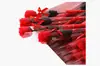 Día del Maestro Jabón Florero Ramo Pequeño Clavel Artificial Rosa Individual Día de San Valentín Chino Regalo Flores Artificiales al por Mayor