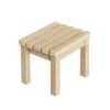 1:12 casa de muñecas casa de muñecas mini muebles lisos en blanco madera maciza parque exterior taburete corto modelo cuadrado