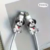 2 protetores de cabo de dados fofos com estampa de cachorrinho, projetados para evitar danos, para cabos de dados Type-C/celular