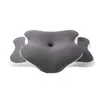 Almohada de avión de espuma viscoelástica Amazon transfronteriza para adultos, almohada baja de soporte para el cuello para ayudar a dormir, almohada de rebote lento para dormir de lado