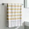 Toalha Dourada Algodão Puro Genuíno Falsa Pague Dez Doméstica Adulto Absorvente Macia Para Lavar o Rosto Banho Tecido Confortável Atacado