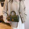Bolso Vintage con Texto para Mujer 2024 Nuevo Moda Comercio Exterior Bolso Cruzado Versátil Portátil Bolso Cuadrado Pequeño Bolso de Hombro para Viajero