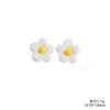 Flor de Cinco Pétalos Redondeada Esmerilada de Resina Accesorios Pequeños para Manualidades DIY Pegamento de Crema Fundas de Teléfono, Imanes de Refrigerador y Materiales para Hebillas de Zapatos