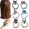 Estilo coreano simples Sanrio Headwear anel de cabelo corda de cabelo corda de cabelo AliExpress acessórios de cabelo duráveis tendões de borracha anel de cabelo de nó multicolorido