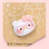 Gato de Óculos Fofo Desenho Animado Acessórios de Resina DIY Cola de Creme Capa de Celular Chaveiro Acessórios para Crocs