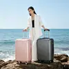 Maleta Ultra Ligera de Influencer para Mujer de 24 pulgadas Estilo Ins Carrito con Ruedas Universales Maleta de Viaje de Contraseña de Moda Maleta de Mano para Hombre 28
