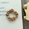 Goma para el pelo satinada estilo coreano, Banda para el pelo simple y elegante, Accesorio básico versátil para el cabello para ir al trabajo, Cuerda elástica para el pelo