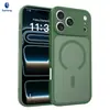 Funda magnética para teléfono adecuada para Apple 18Promax con tacto similar a la piel, 17Pm Agujero fino Semitransparente Mate 16 Funda protectora Venta al por mayor
