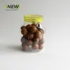 Frasco de plástico para envasado de frutas frías de 350 ml, frasco para frutas secas, ciruela pasa de cáscara amarilla, frasco para bocadillo de kumquat confitado, frasco sellado