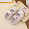 Sapatos Infantis de Couro Sapatos de Princesa 2026 Primavera/Verão Sapatos Casuais Respiráveis Sapatilhas Infantis para Meninas Sapatos Ballet Mary Jane