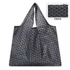 Bolsa de Compras Ecológica de Tecido Oxford Desenho Animado Japonês Bolsa de Supermercado de Ombro Único Bolsa Ecológica Dobrável Portátil de Viagem 210D