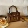 Bolso de Mano de Felpa Gamuzada para Mujer 2026 Nuevo de Moda Otoño Pequeño Nicho Retro Merade para Viajar al Trabajo Bolso de Hombro Único Cruzado