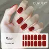 Adesivos para Manicure em Gel Sem Luz de 14 Dedos Popular na Temu Transfronteiriça Adesivos de Unha à Prova d'Água de Longa Duração