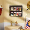 Caja de Exhibición de Tarjetas Acrílica Personalizada con Puerta Magnética, Caja de Exhibición de Tarjetas para Montar en Pared, Caja de Almacenamiento Resistente a los Rayos UV