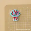Acessórios de resina com tema de buquê de frutas, presilhas de cabelo, decorações criativas DIY, presentes personalizados, pequenos itens decorativos para casa e uso diário