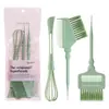 Set de Herramientas para Teñir el Cabello Estilo Chino Bolsa de Regalo Rosa Cepillo de Doble Cara para Teñir el Cabello Mezclador de Crema de Tinte Recipiente para Aceite de Horneado Cepillo Peine para Teñir el Cabello