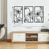 Amazon Explosiones Arte de Pared de Metal Pintura Lineal Mural Decoración de Pared para Sala de Estar Dormitorio Arte de Hierro Pintura de Paisaje