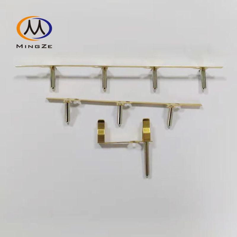 排插铜弹片连接圆柱插脚