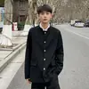 Dk Terno Uniforme Terno Masculino Estilo Japonês Sangue Quente Faculdade Primavera Fino Terno Zhongshan jk Bonito Estudante Terno Uniforme de Classe