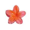 Pinza de Tiburón con Textura de Flor de Huevo Bicolor Para Uso Diario Combinación Perfecta Pinza Nueva para Agarrar Flores Disco Grande Agarrador de Cabello Accesorios para el Cabello Tocado