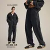 Moda Masculina Estilo Corrente Fornecimento Direto de Calças Retas Vintage Lavadas de Algodão Puro para a Primavera de 2026.