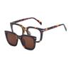 KAJILA gafas de sol con trémolo para hombre, lentes intercambiables magnéticas, gafas de sol retro para mujer, caja, miopía, venta al por mayor transfronteriza