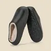 Carcasa de zapato impermeable de EVA Pantuflas de algodón para mujer Otoño Invierno Calientes Cómodas de Interior Pantuflas Birkenstock Uso Exterior Invierno para Hombre