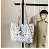Bolsa de Hombro con Estampado de Dibujos Animados Linda y Dulce Bolso de Mano Grande de Verano Nuevo para el Trabajo Bolso Tote Casual con Cadena