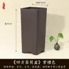 Vaso de Flor de Resina Espessado Areia Roxa Estilo Simples Mesa Varanda Plantio Verde Adequado para Suculenta Orquídea Velho Tronco Bonsai