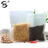 Bolsa de plástico autosellada esmerilada de 9*15, bolsa de embalaje de alimentos transparente de fondo plano, bolsa sellada para galletas, bolsa sellada al por mayor
