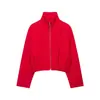 AliExpress Transfronterizo 2026 Primavera Nuevas Llegadas Ropa de Mujer Temperamento Moderna Cuello Alto Cremallera Chaqueta Piloto 8372283