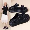 Sandalias de Verano para Mujer para Exteriores 2026 Estilo Nuevo, Sandalias de Moda con Suela Gruesa y Tacto Suave, Adecuadas para Mujeres Embarazadas, Estilo Slip-On para Combinar con Vestidos