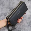 Nueva cartera larga con cremallera para mujer, monedero, bolso multifuncional para teléfono móvil, gran capacidad, tarjetero simple para múltiples tarjetas